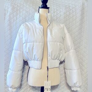 Women’s cropped puffer jacket